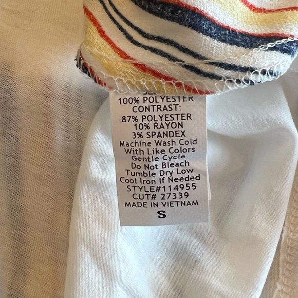 NWT Perceptions striped tank top size small - Picture 9 of 9